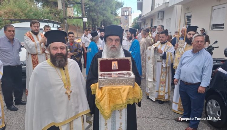 Υποδοχή-Ιερού-Λειψάνου-Αγίου-Αρσενίου-του-Καππαδόκου-στο-Αγρίνιο