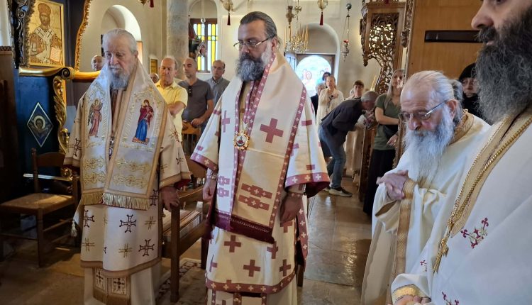 Αρχιερατικό-Συλλείτουργο-στην-Ιερά-Μονή-Μεταμορφώσεως-του-Σωτήρος-Κύμης
