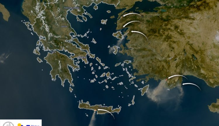 Θυελλώδεις-άνεμοι-στην-Κρήτη:-Οι-καπνοί-από-τη-φωτιά-στο-Ρέθυμνο-έφτασαν-στην-Αφρική