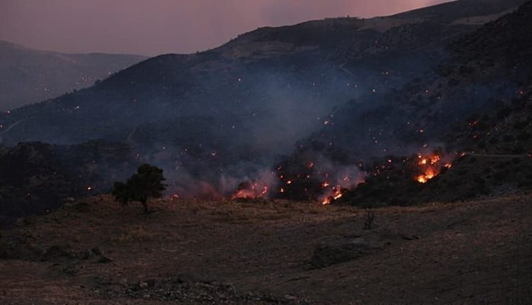 Ολονύχτια-μάχη-με-τις-φλόγες-σε-Πάρο,-Άνδρο-και-Κάλυμνο-–-Οι-ισχυροί-άνεμοι-δυσχεραίνουν-την-κατάσβεση