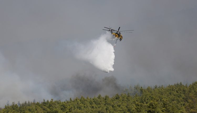 Πυρκαγιά-στη-Δυτική-Αττική:-Σχεδόν-500-πυροσβέστες-στη-μάχη-με-τις-φλόγες-–-Στη-δύναμη-Γάλλοι-και-Ρουμάνοι-–-Νέα-μηνύματα-112