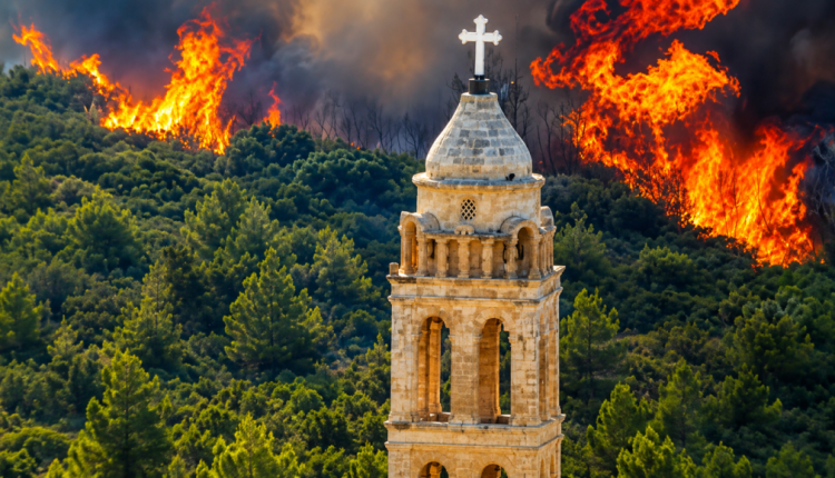 Δέηση-υπέρ-των-πυροσβεστών-και-των-πυροπλήκτων-στην-ΙΜ.-Αιτωλίας-και-Ακαρνανίας
