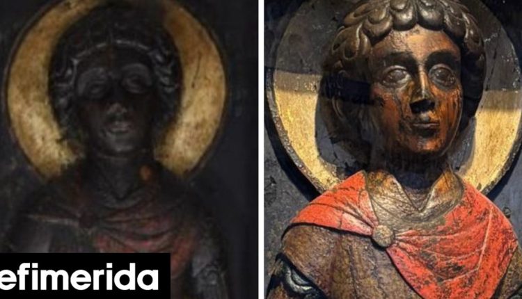 Καστοριά:-Δύο-σπάνιες-εκκλησίες-για-προσκύνημα,-με-ξυλόγλυπτες-εικόνες,-τοιχογραφίες,-έντονα-χρώματα-[εικόνες]