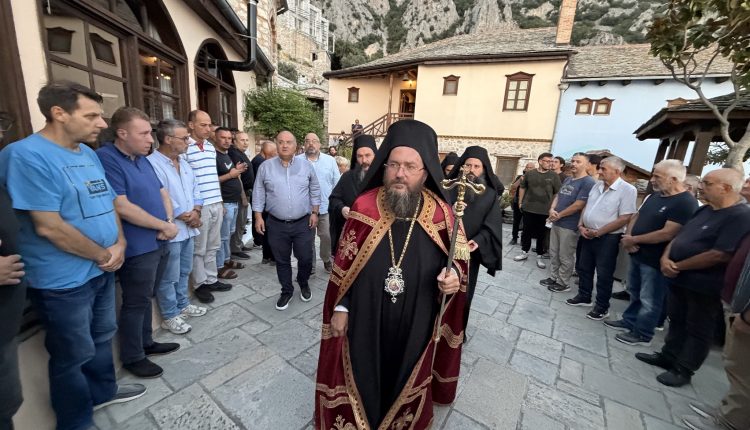 Ο-Μητροπολίτης-Κιλκισίου-στην-Σκήτη-Αγίας-Άννας-του-Αγίου-Όρους