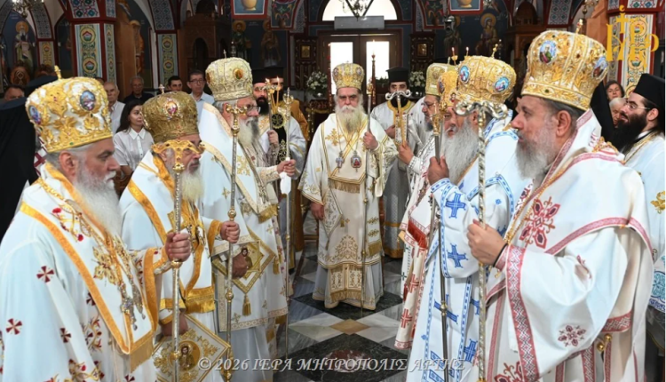 Πολυαρχιερατική-Λειτουργία-μνήμης-Αγίου-Καλλινίκου-Εδέσσης-και-τα-ονομαστήρια-του-Μητροπολίτου-Άρτης