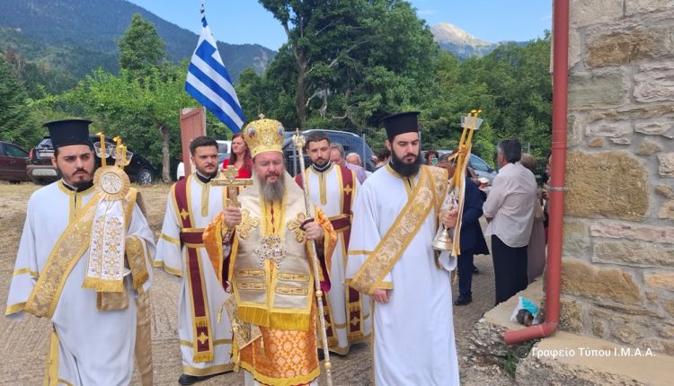 Ανάμνηση-υπερφυούς-θαύματος-των-Αρχαγγέλων-στην-Αμβρακιά-Θέρμου