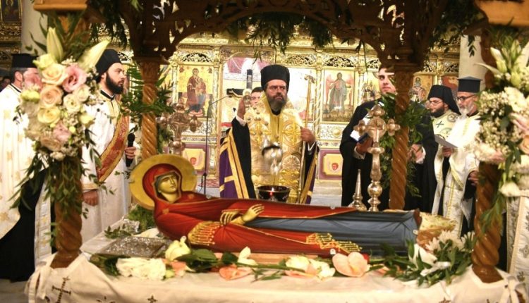 Πανηγυρικός-Εσπερινός-στον-πανηγυρίζοντα-Ιερό-Μητροπο­λιτικό-Ναό-Κομοτηνής
