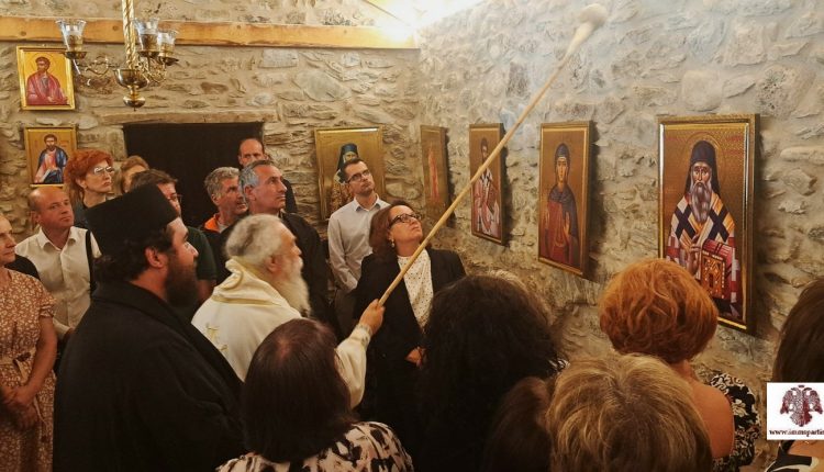 Εγκαίνια-Ιερού-Ναού-Οσίου-Ηλία-του-Νέου-και-Αγίου-Αντωνίου-της-Ιεράς-Μονής-Αγίων-Αναργύρων-Πάρνωνα.