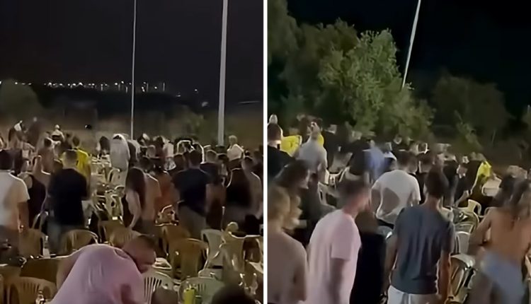 Πατρινοί-και-Ρομά-πιάστηκαν-στα-χέρια-σε-πανηγύρι:-Πέταξαν-τραπέζια-και-καρέκλες-–-Δείτε-βίντεο