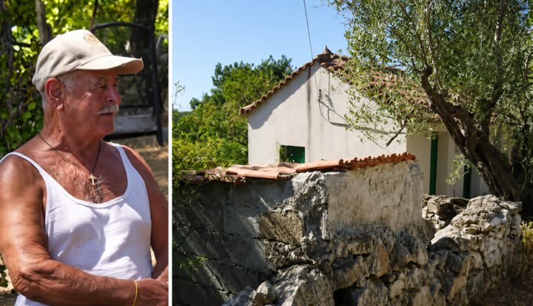 Το-Ραχίδι-Λέσβου-όπου-έμεινε-ένας-μόνο-κάτοικος:-«Είμαι-άρχοντας»