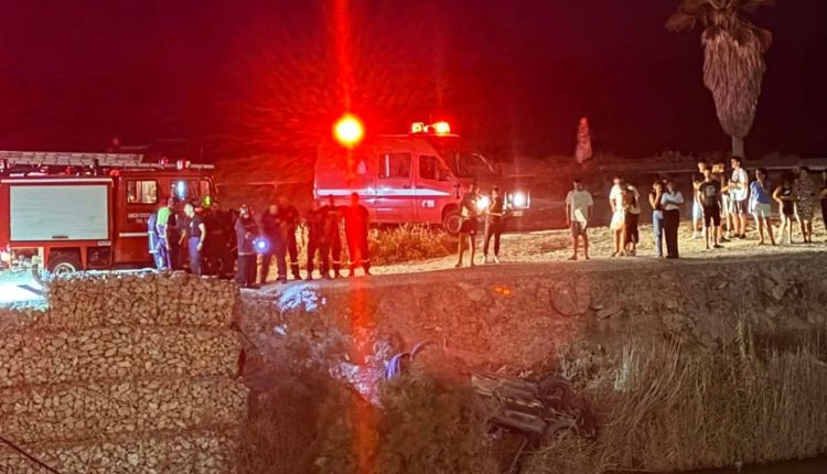 Ηράκλειο:-Μυστήριο-με-αυτοκίνητο-που-βρέθηκε-στον-ποταμό-Γιόφυρο-–-Δύτες-ερεύνησαν-το-όχημα