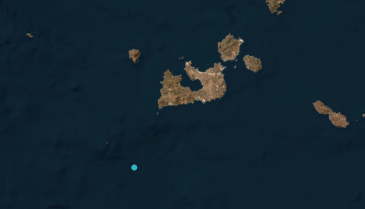 Σεισμός-με-επίκεντρο-την-περιοχή ανοιχτά-της-Μήλου