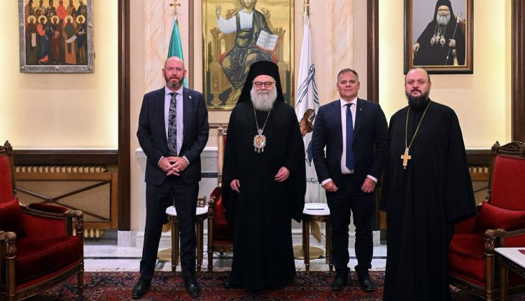 Συνάντηση-Πατριάρχη-Αντιοχείας-με-Βρετανούς-αξιωματούχους