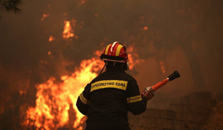 Φωτιά-σε-δασική-έκταση-στην-Πρώτη-Σερρών-–-Ισχυρές-επίγειες-δυνάμεις-στο-σημείο