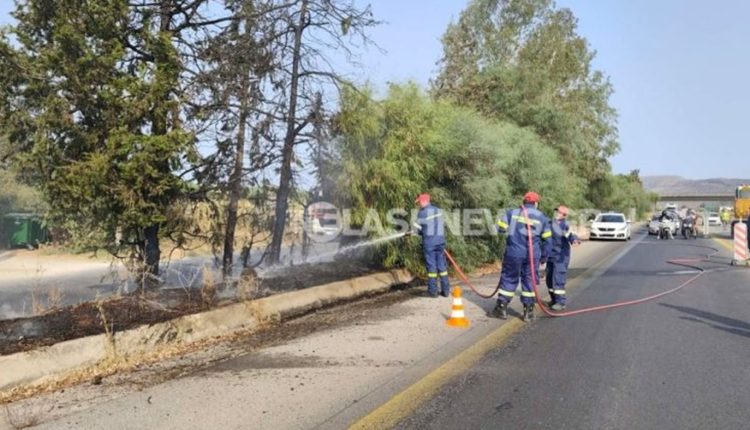 Χανιά:-Αναστάτωση-στον-ΒΟΑΚ-λόγω-πυρκαγιάς-–-Διεκόπη-η-κυκλοφορία