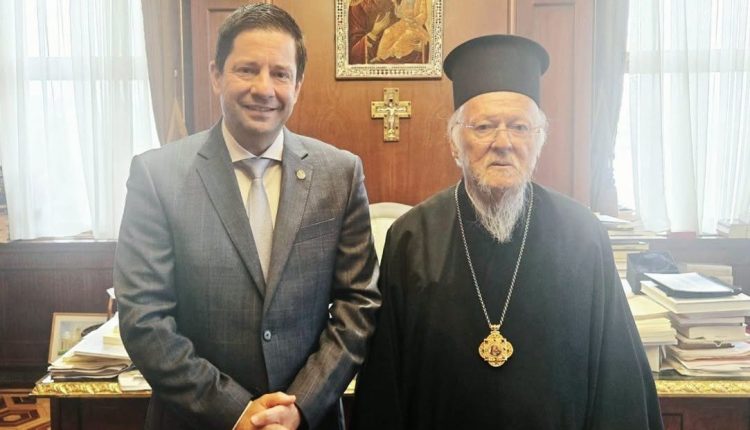 Συνάντηση-Οικουμενικού-Πατριάρχη-με-τον-Πρύτανη-του-ΕΚΠΑ