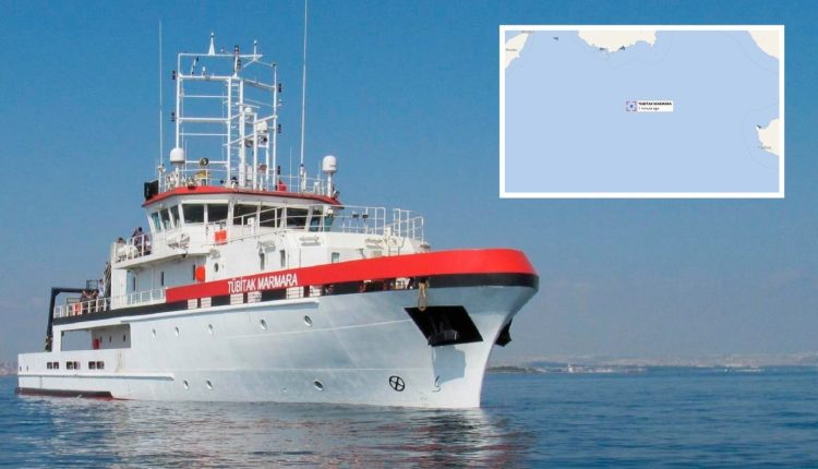 Συναγερμός-στο-Καστελόριζο:-Το-τουρκικό-ερευνητικό-«tubitak-marmara»-50-ναυτικά-μίλια-από-τη-Μεγίστη-μετά-την-παράνομη-navtex