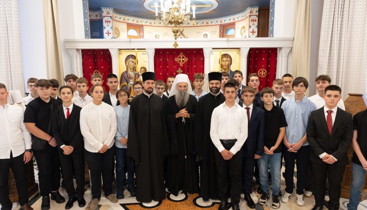 Ο-Πατριάρχης-Σερβίας-στο-Θεολογικό-Σεμινάριο-του-Αγίου-Σάββα