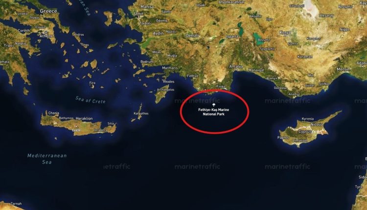 Πρόκληση-δίχως-τέλος:-Το-τουρκικό-«θαλάσσιο-πάρκο»-που-περικλείει-το-Καστελόριζο-εμφανίστηκε-στους-χάρτες-του-marinetraffic