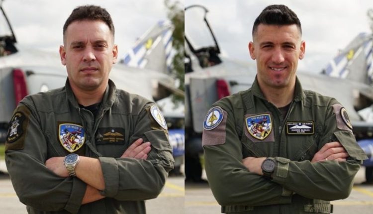 Αυτοί-είναι-οι-δύο-πιλότοι-του-f-4-phantom που-έπεσε-στην-Τανάγρα:-Ιωάννης-Μπλέσιας-και-Δημήτρης-Πέτρου