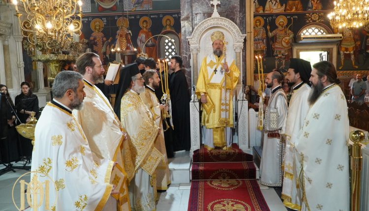 Ο-Μητροπολίτης-Θεσσαλονίκης-στον-Ιερό-Ναό-Αγίου-Θεράποντος-Κάτω-Τούμπας