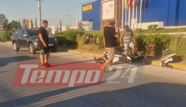 Σοβαρό-τροχαίο-στην-Πάτρα:-31χρονος-μοτοσικλετιστής-χωρίς-τις-αισθήσεις-του-μετά-από-σφοδρή-πρόσκρουση-σε-κολώνες