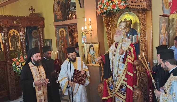 Θερμή-υποδοχή-του-Πατριάρχη-Αλεξανδρείας-στη-Μάνη