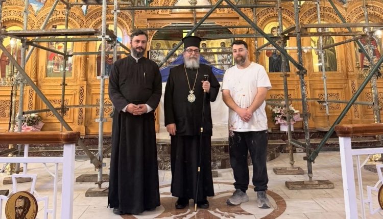 Μελβούρνη:-Εργασίες-αγιογραφήσεως-στον-Ι.-Ναό-Εισοδίων-της-Θεοτόκου-στο-north-balwyn