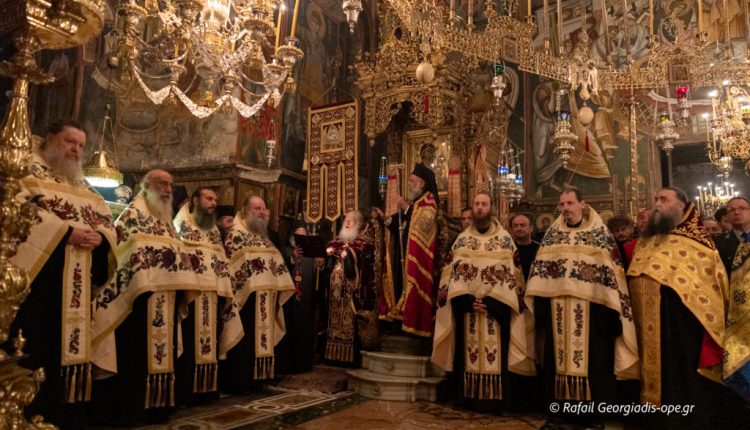 Πανηγυρική-Αγρυπνία-στη-Μονή-Βατοπαιδίου-για-την-Αγία-Ζώνη