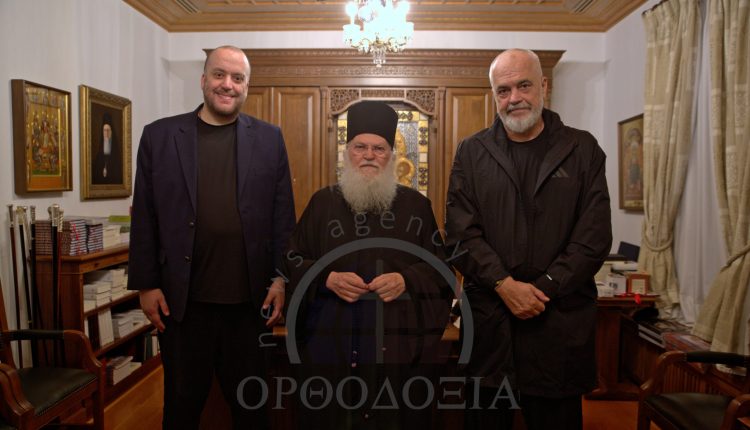 ΑΠΟΚΛΕΙΣΤΙΚΟ:-Ο-Αλβανός-Πρωθυπουργός,-Έντι-Ράμα,-στην-Ιερά-Μεγίστη-Μονή-Βατοπαιδίου