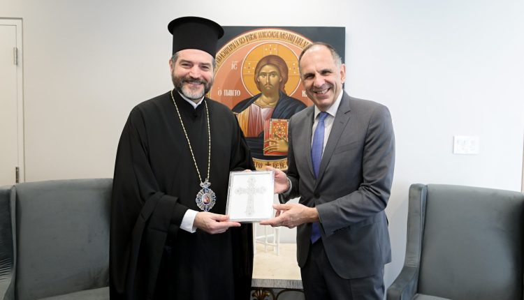 Συνάντηση-Γιώργου-Γεραπετρίτη-με-τον-νέο-Αρχιεπίσκοπο-Καναδά