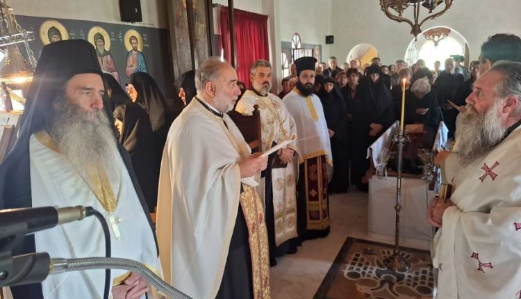 Η-Εξόδιος-Ακολουθία-της-Μονάχης-Γαληνής-της-Μονής-Κοιμήσεως-της-Θεοτόκου-Λεχώβης