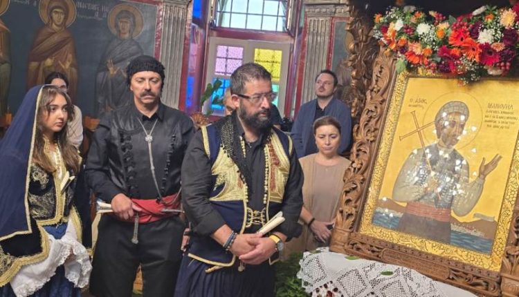 Οι-Μυκόνιοι-τίμησαν-τη-μνήμη-του-Αγίου-Νεομάρτυρος-Μανουήλ-του-Κρητός