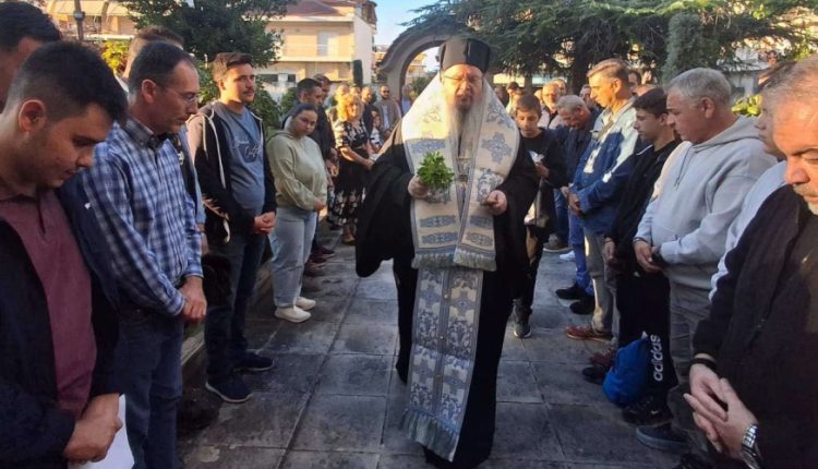 Αγιασμός-στη-Σχολή-Βυζαντινής-Μουσικής-της-Ι.Μ-Λαρίσης