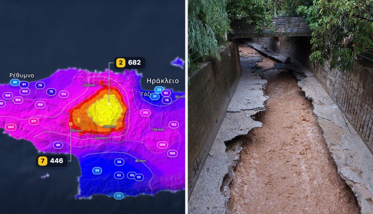 Το-σπάνιο-καιρικό-«μπλοκάρισμα»-που-προκάλεσε-ακραίες-βροχές-στην-Κρήτη-–-Πάνω-από-840-χιλιοστά-σε-πέντε-ημέρες