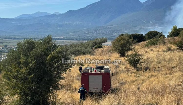 Φωτιά-κοντά-στο-Κέντρο-Εκπαίδευσης-Υλικού-Πολέμου-στη-Λαμία-–-Σηκώθηκαν-αεροσκάφη