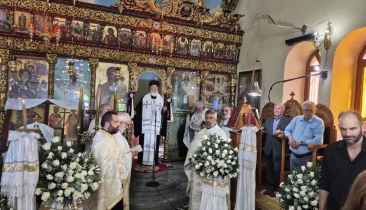 Ο-Μητροπολίτης-Αρκαλοχωρίου-τέλεσε-την-Εξόδιο-Ακολουθία-του-μακαριστού-Γεωργίου-Δερμιτζάκη