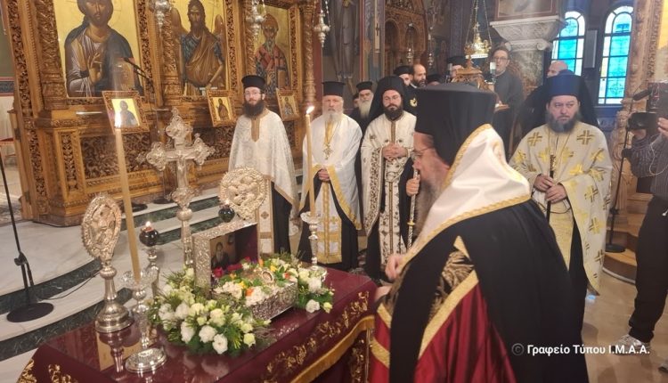 Α’-Αγιολογική-Διάλεξη-στο-Αγρίνιο:-Υποδοχή-Τιμίας-Κάρας-Οσίου-Δαυίδ-και-ομιλία-για-τον-Όσιο-Ιάκωβο-τον-Τσαλίκη