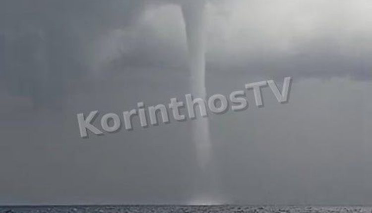 Υδροστρόβιλος-στον-Κορινθιακό-Κόλπο-–-Δείτε-βίντεο