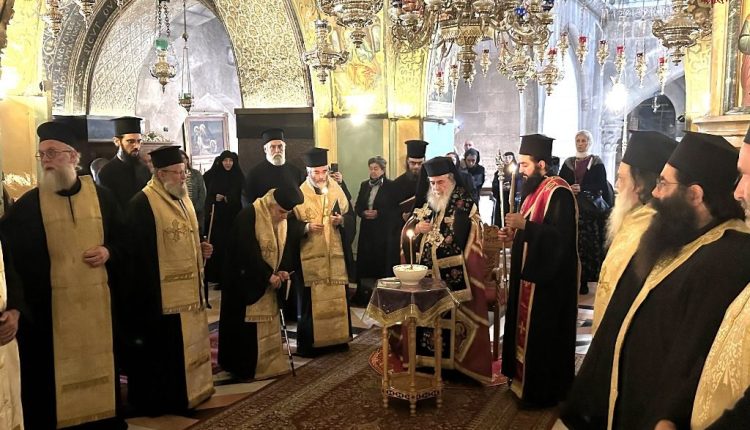 Σε-κλίμα-συγκίνησης-το-τεσσαρακονθήμερο-μνημόσυνο-του-Γέροντα-Χρυσοστόμου-στον-Φρικτό-Γολγοθά-(ΦΩΤΟ)