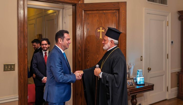 Συνάντηση-του-Αρχιεπισκόπου-Αμερικής-με-τον-βουλευτή-Σπύρο-Κουλκουδίνα
