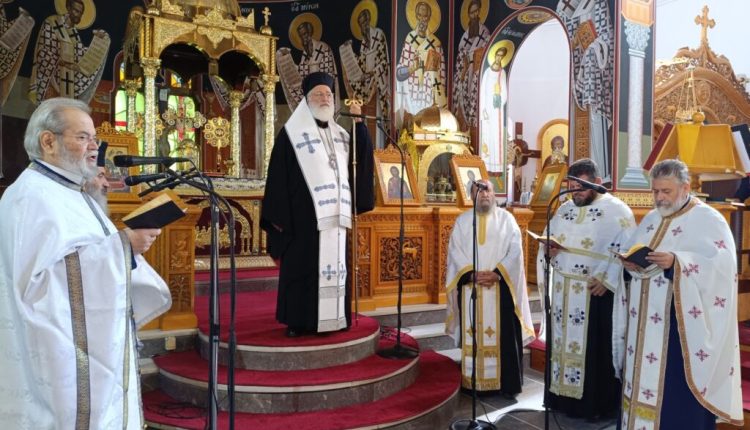 Ο-Μητροπολίτης-Αρκαλοχωρίου-τέλεσε-την-Εξόδιο-Ακολουθία-του-μακαριστού-Ευτύχιου-Κλίνη