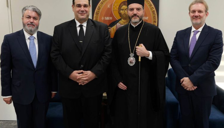 Συνάντηση-του-Αρχιεπισκόπου-Καναδά-Αποστόλου-με-τον-Υπουργό-Εσωτερικών-της-Ελλάδα,-Θεόδωρο-Λιβάνιο