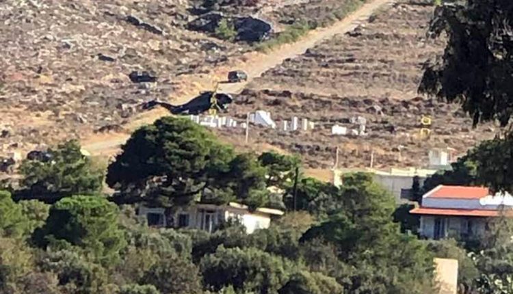 «Βαριά»-προσγείωση-στρατιωτικού-ελικοπτέρου-στην-Κάλυμνο