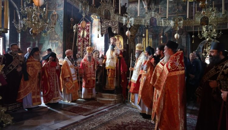 Άγιον-Όρος:-Πατριαρχική-Θεία-Λειτουργία-για-την-εορτή-των-26-Ζωγραφιτών-Οσιομαρτύρων