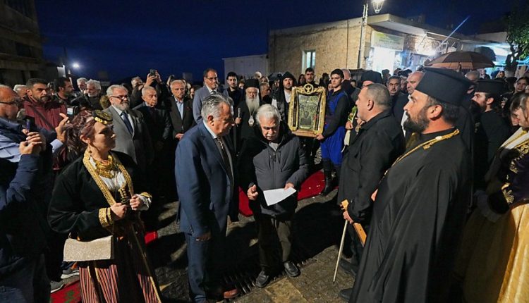 Υποδοχή-της-ιεράς-εικόνος-της-Παναγίας-Σουμελά-και-λειψάνων-του-Αγίου-Δημητρίου-στα-Ανώγεια