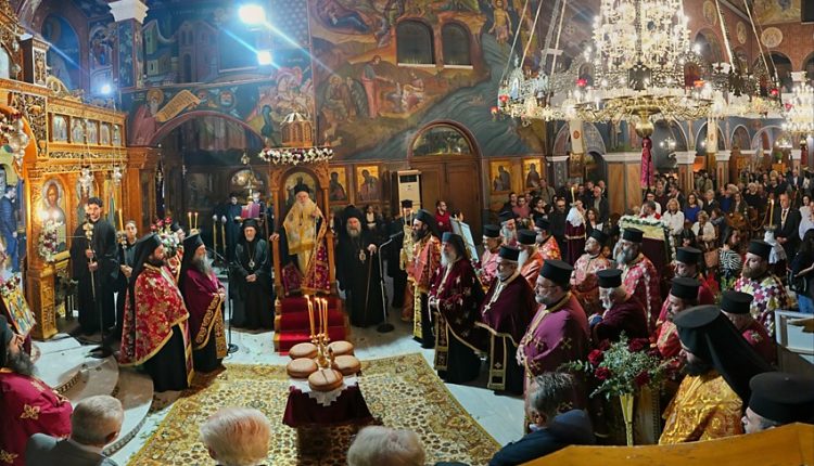 Πανηγυρικός-πολυαρχιερατικός-Εσπερινός-Αγίων-Τεσσάρων-Νεομαρτύρων-στο-Ρέθυμνο