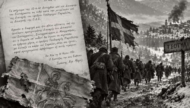 28η-Οκτωβρίου-1940-–-Χίος:-Η-τύχη-της-ιστορικής-σημαίας-του-23ου-Συντάγματος-Πεζικού-–-Πώς-διασώθηκε-από-τα-χέρια-των-Γερμανών