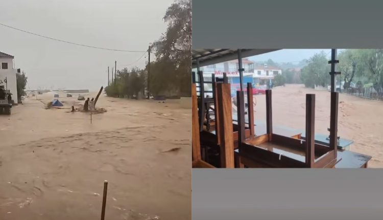 Πλημμύρες-στον-Πλατανιά-Μαγνησίας:-Μήνυμα-του-112-για-μετακίνηση-σε-υψηλότερους-ορόφους-κτιρίων