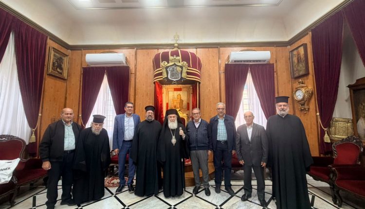 Συναντήσεις-του-Πατριάρχη-Ιεροσολύμων-με-εκπροσώπους-οργανισμών,-κληρικούς-και-προσκυνητές